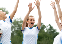 Fútbol y voley femenino en el Campus Universitario